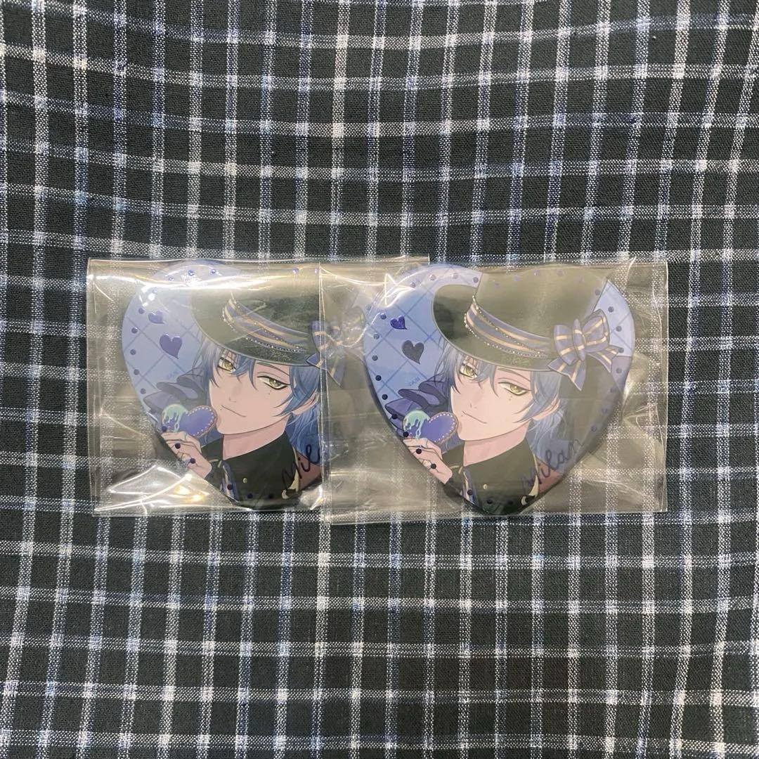 Melty Valentine ランダムハート型缶バッジ ミラン・ケストレル - メルカリ