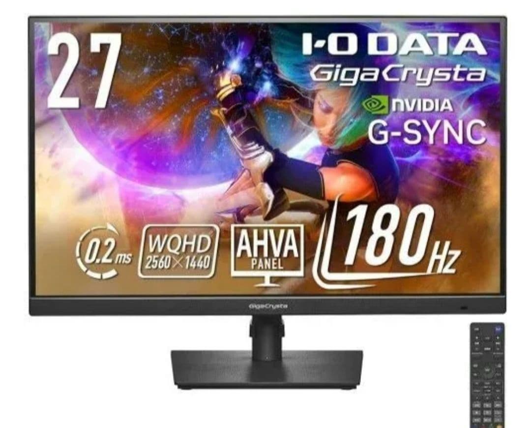 GigaCrysta 27インチ ゲーミングモニター EX-GDQ271JA EX-GDQ271JA | 180Hz＆WQHD対応27型ゲーミングモニター「GigaCrysta