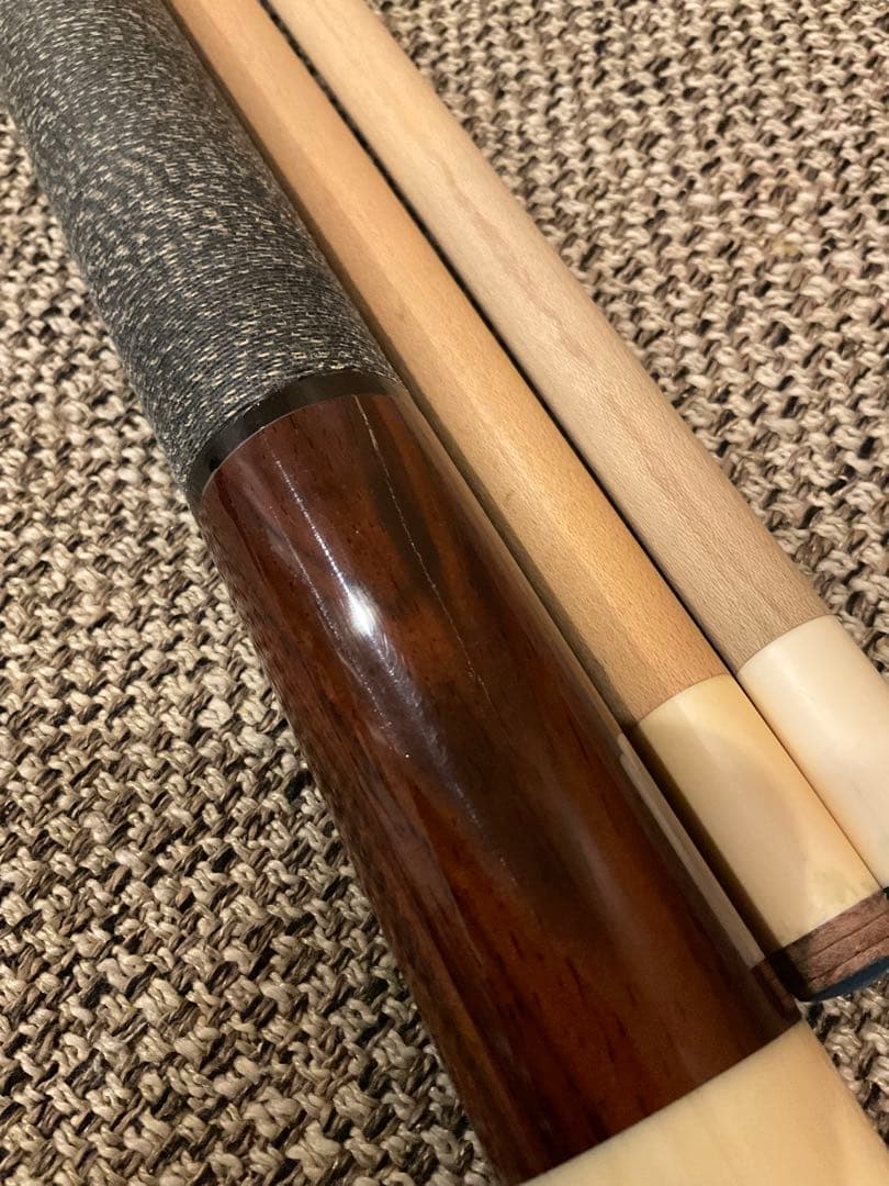 ロビンソン カスタム キュー ココボロ×アイボリー 18山 逆ネジ 2