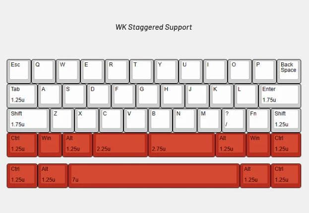Niuniu Roly-poly 40 R3 (STAGGERED) キーボード