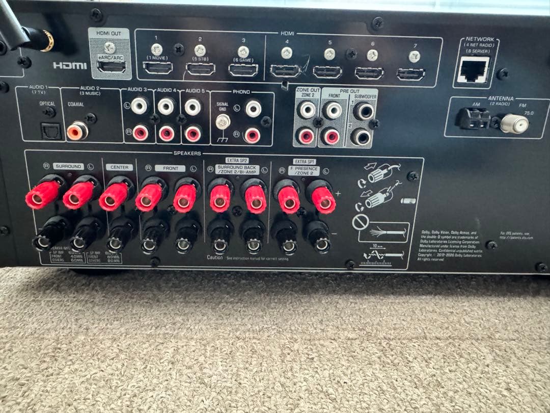 YAMAHA RX-V6A AVアンプ ジャンク HDMI映像出力不可 通電OK