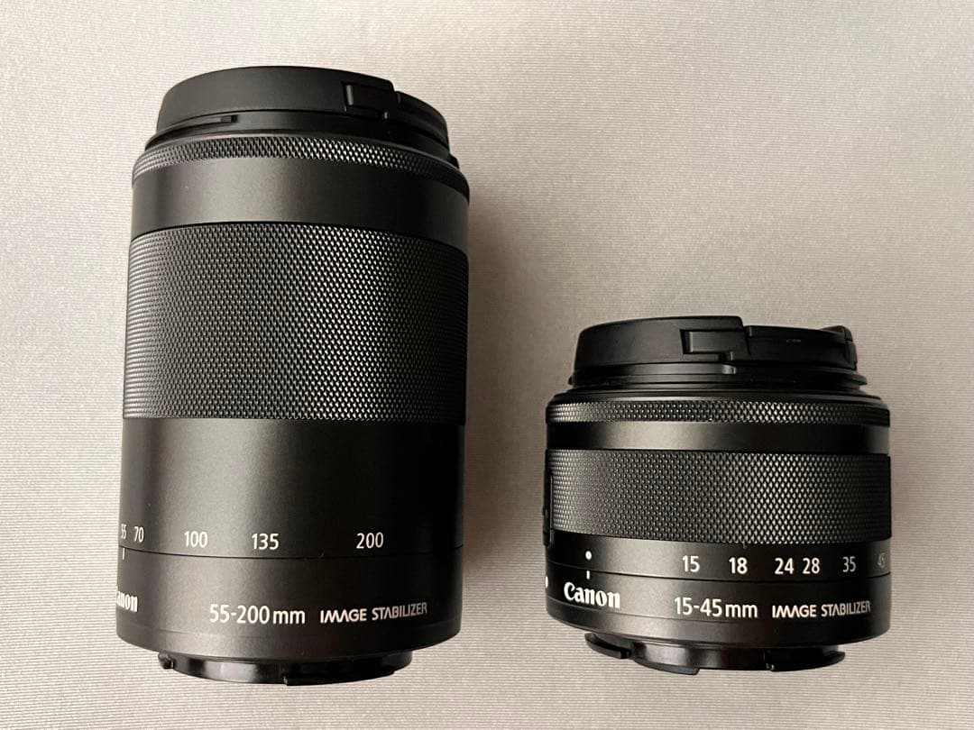 美品！Canon EOS M6 ミラーレスカメラ 【本体&レンズ2つ＆EVF付】