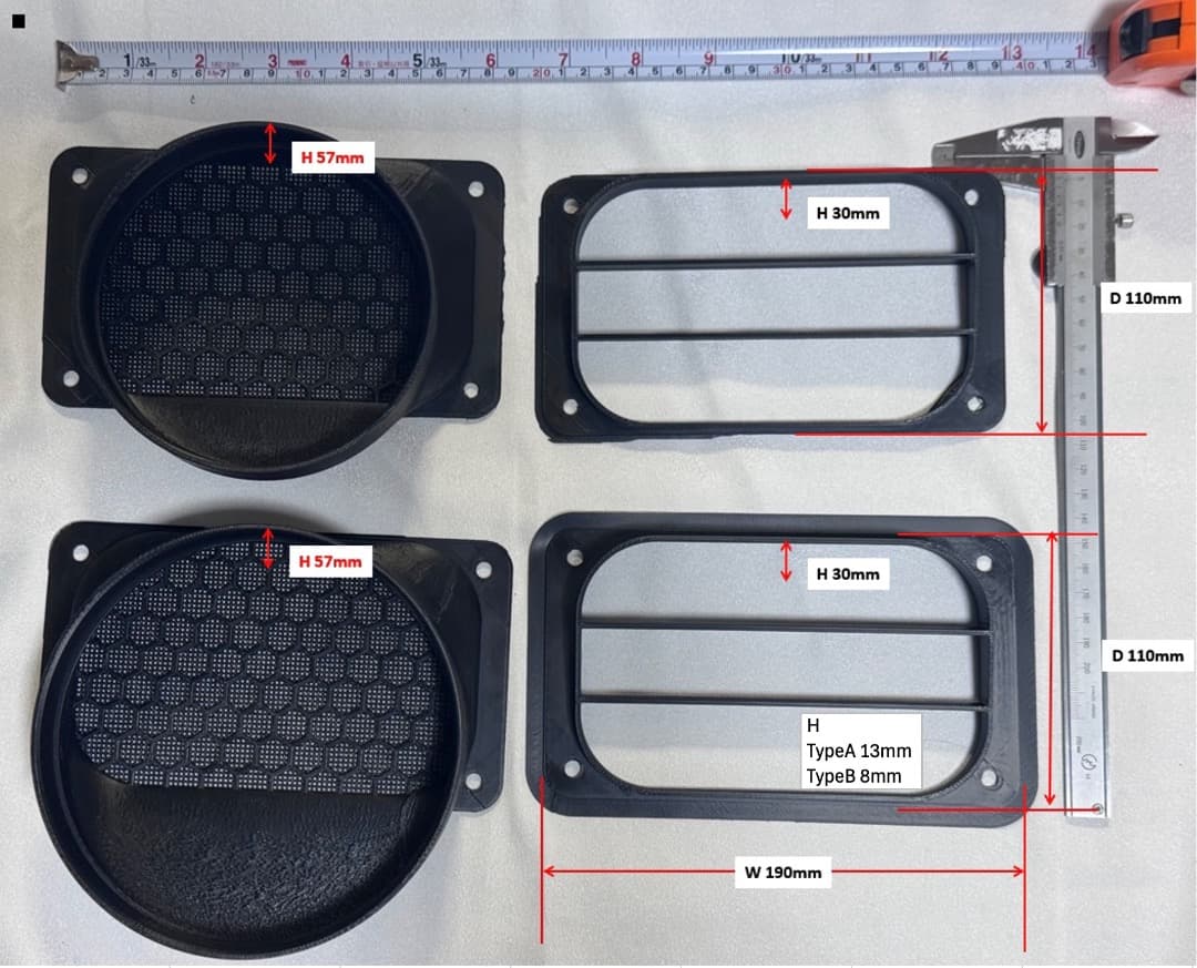 エコフローECOFLOW WAVE2,3専用ダクト取付用パーツ リアドア用