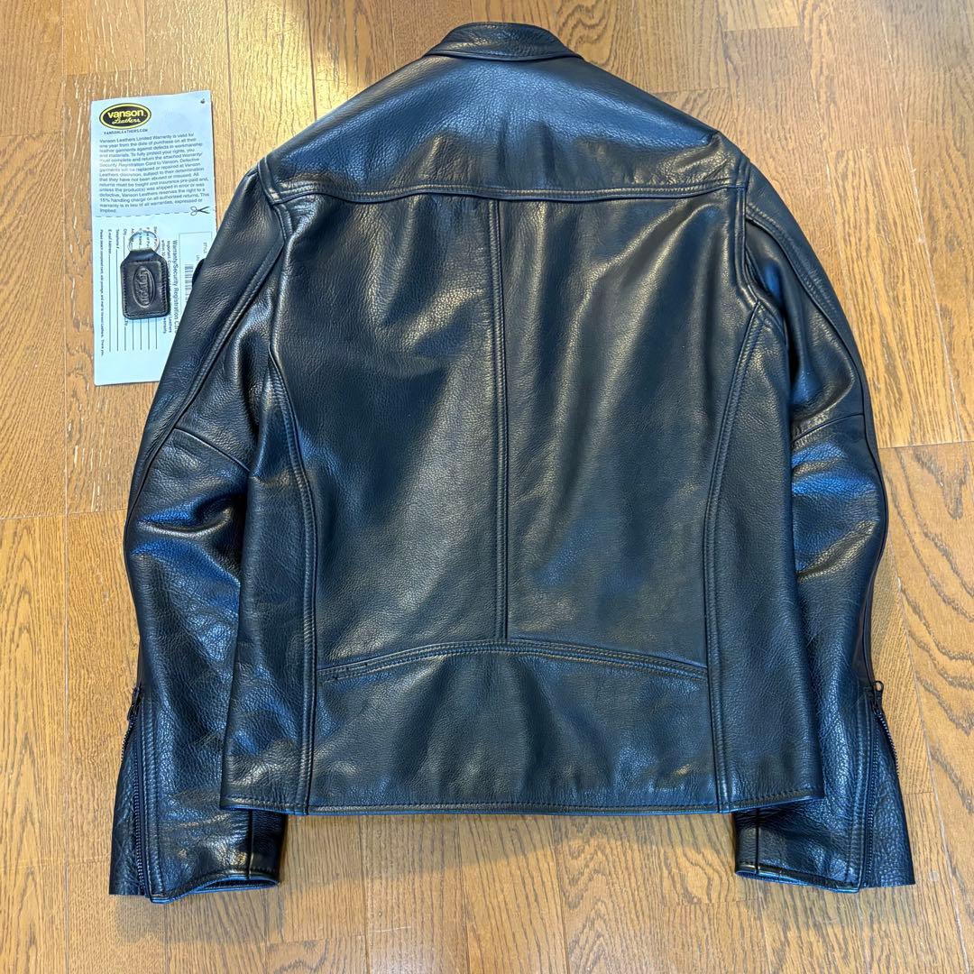 vanson Encinitas別注 black bone 希少 バンソン 38 - メルカリ