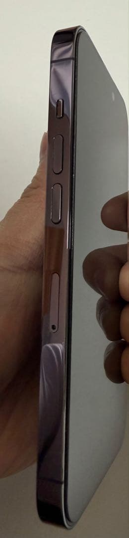 【美品】AppleiPhone14ProディープパープルSIMフリー