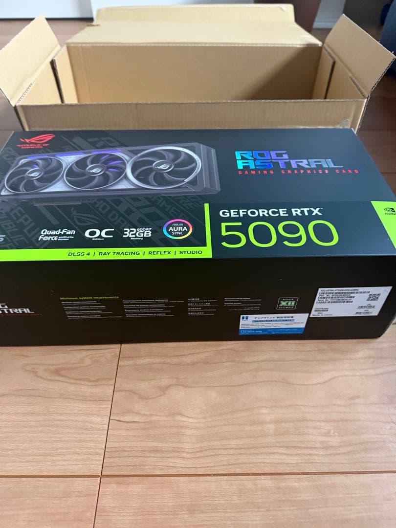 グラフィックボード・グラボ・ビデオカード ASUS ROG ASTRAL GEFORCE RTX 5090