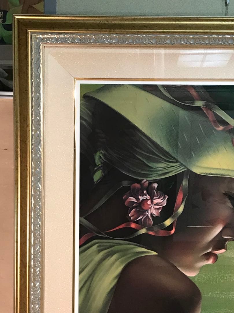 マーティロ・マヌキアン 「春」 シルクスクリーン 直筆サイン