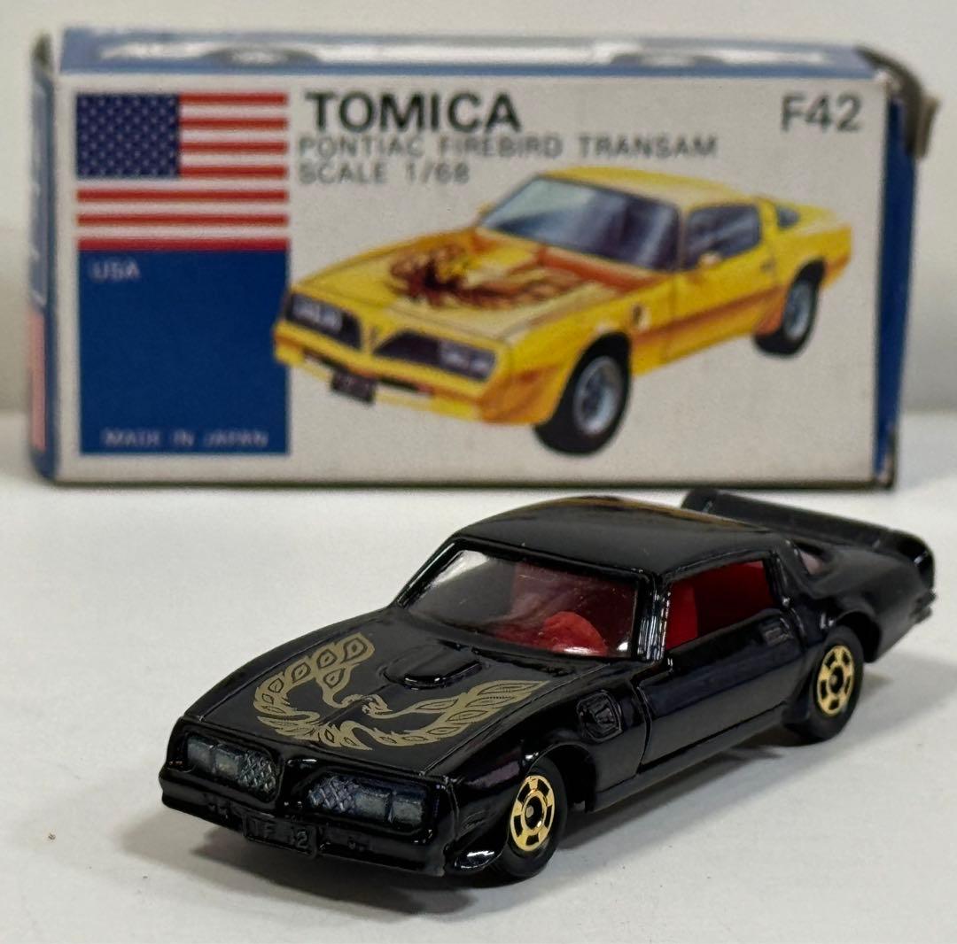 トミカ 青箱 ポンティアック ファイアーバード トランザム 日本製