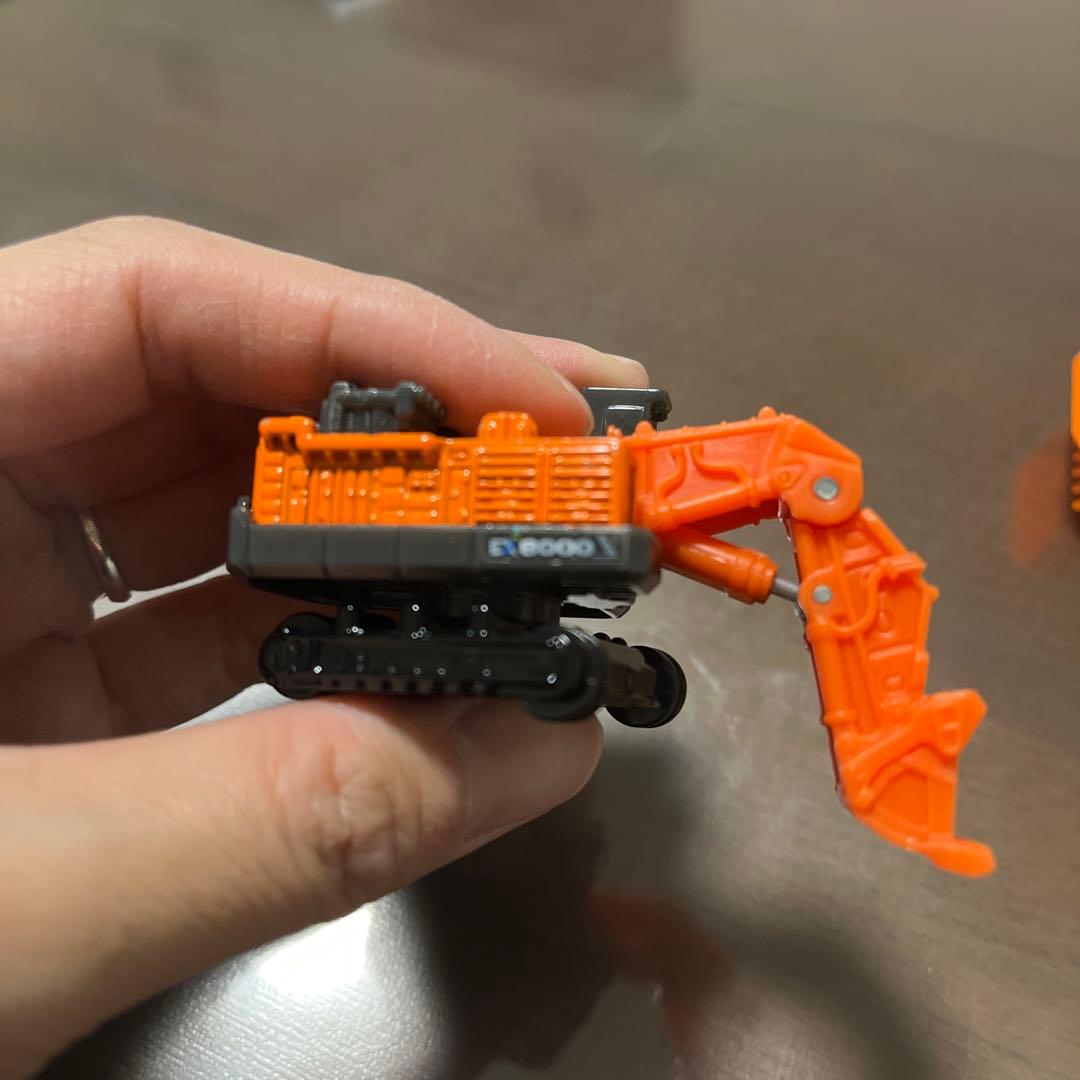 日立 EX-8000 ミニカー オレンジ - メルカリ