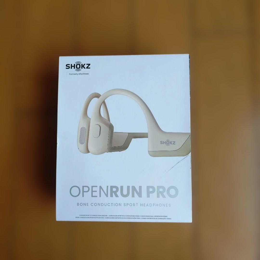 未使用 Shokz 骨伝導イヤホン OpenRun Pro S810 ベージュ - メルカリ