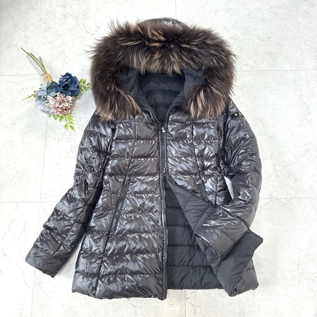 美品☆TATRASタトラス リバーシブル ダウンコート サイズ2 ブラック