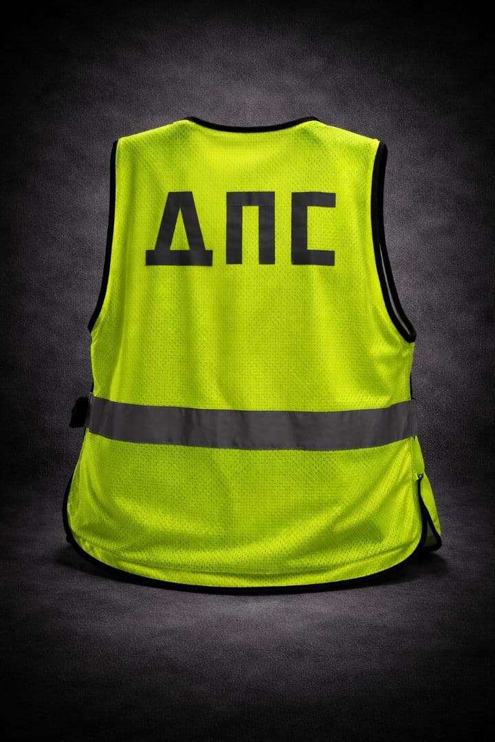 ロシア軍 実物 内務省 ДПС 交通警察 蛍光反射ベスト - メルカリ