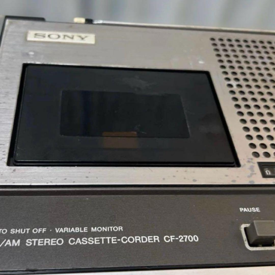 【レトロ美品】SONY ステレオカセットデッキCF-2700