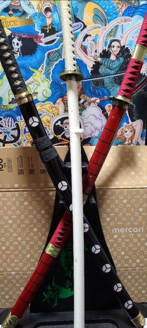ゾロ 和道一文字 三代鬼徹 秋水 模擬刀 模造刀 - メルカリ