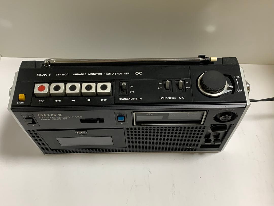 SONY ソニー CF-1900 ラジカセ　ラジオ　レトロ 美品動作品