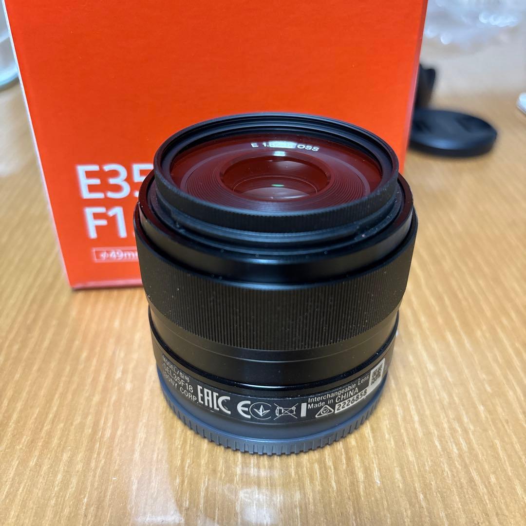 【美品】SONY SEL35F18 E35mm F1.8 OSS　保護レンズ付き