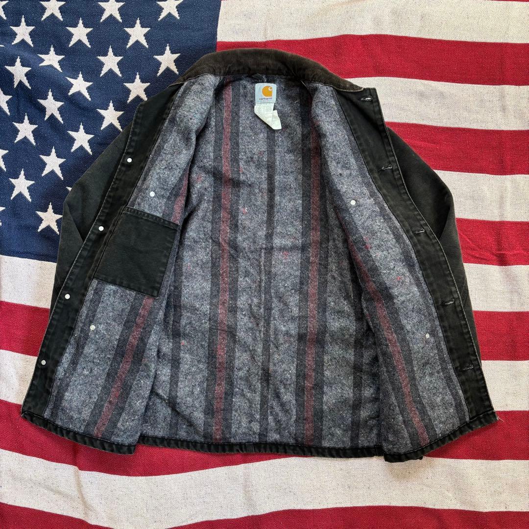 90s USA製 カーハート C01 BLK ダック チョアコート 黒 44 L - メルカリ