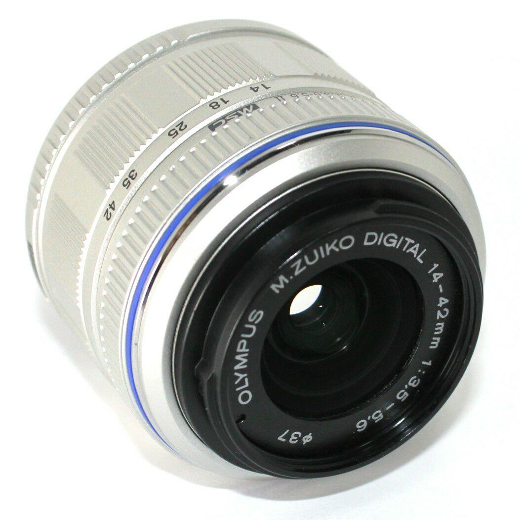 OLYMPUS M.ZUIKO 14-42mm Ⅱ レンズ シルバー✨完動美品✨