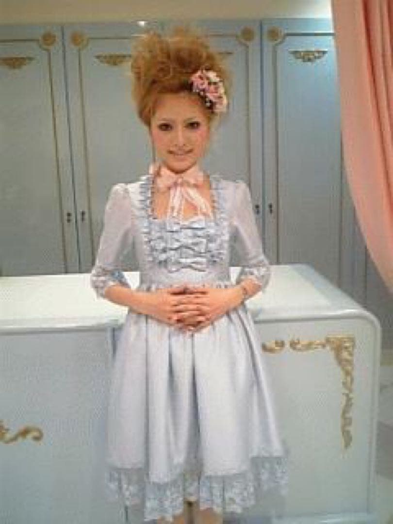 ジーザスディアマンテ アントワーヌワンピ サックス 水色 ワンピ 38