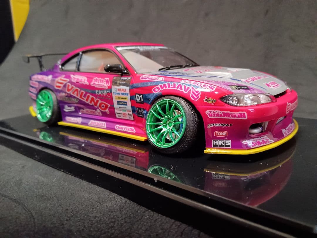 1/24 ニッサン S15シルビア D1 プラモデル 完成品 ケース付き - メルカリ
