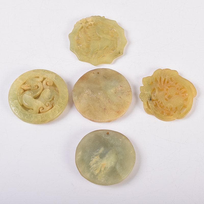 中国 玉石彫刻 玉器 玉珮 根付 11点まとめて V R8957 - メルカリ