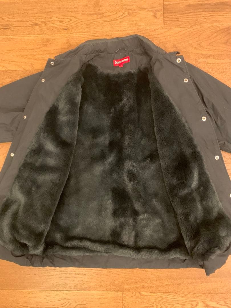 Supreme フェイクファーコーチジャケット 黒 L 2006〜2007年頃 - メルカリ
