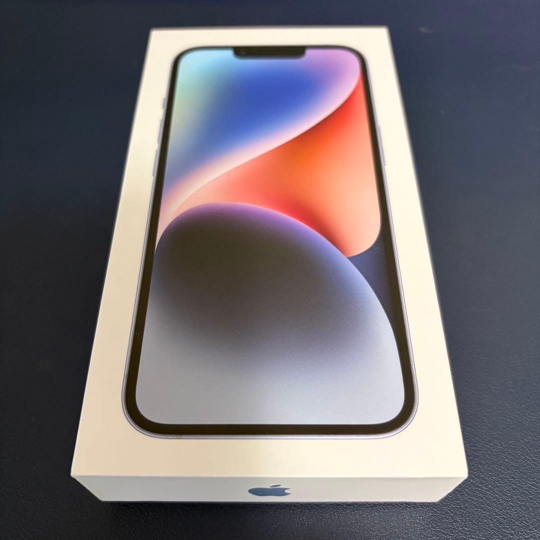 iPhone14 SIMフリー128GB 箱付き 美品 純正ケーブルは新品
