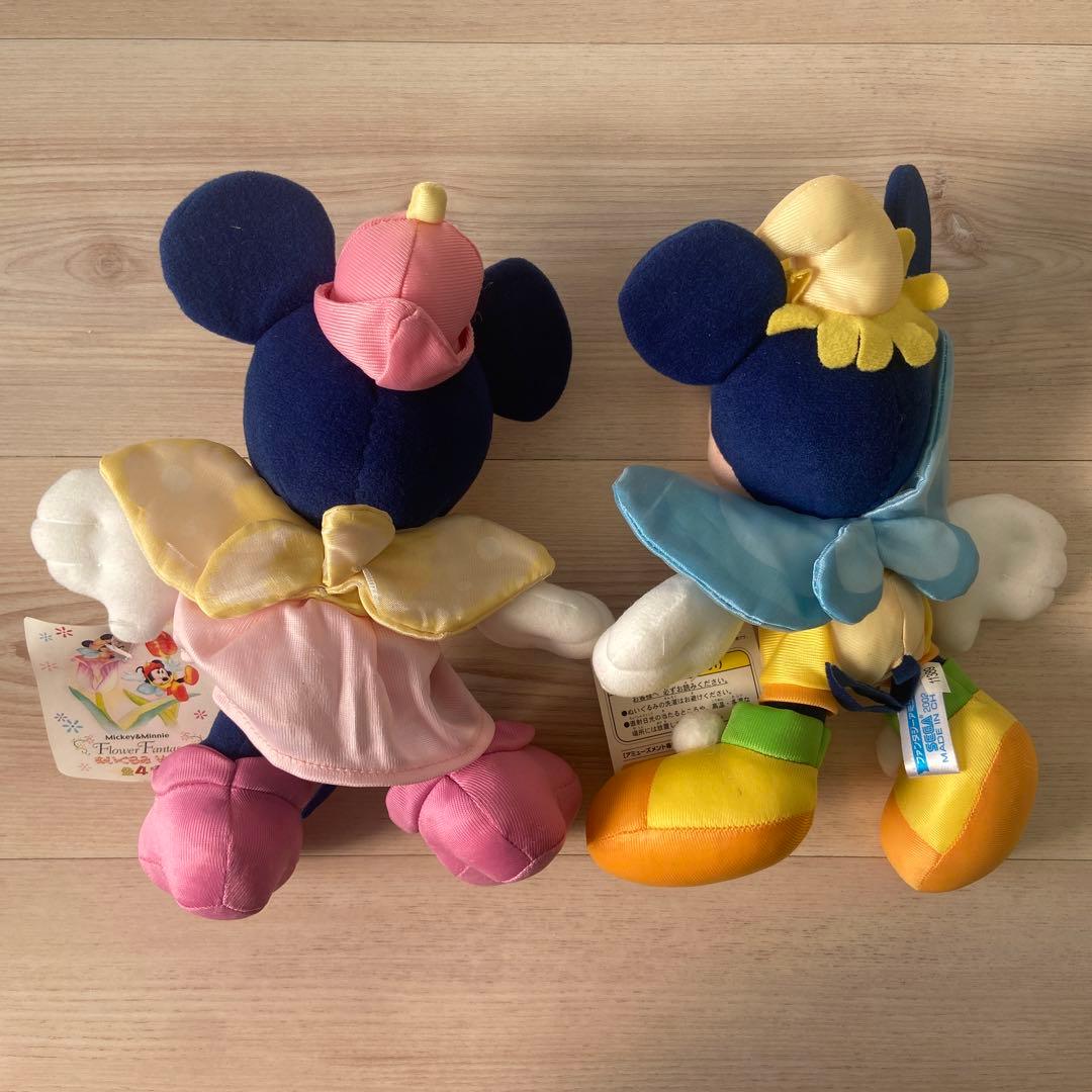 ディズニー SEGA ミッキー ミニー ぬいぐるみ 平成レトロ 非売品 蝶