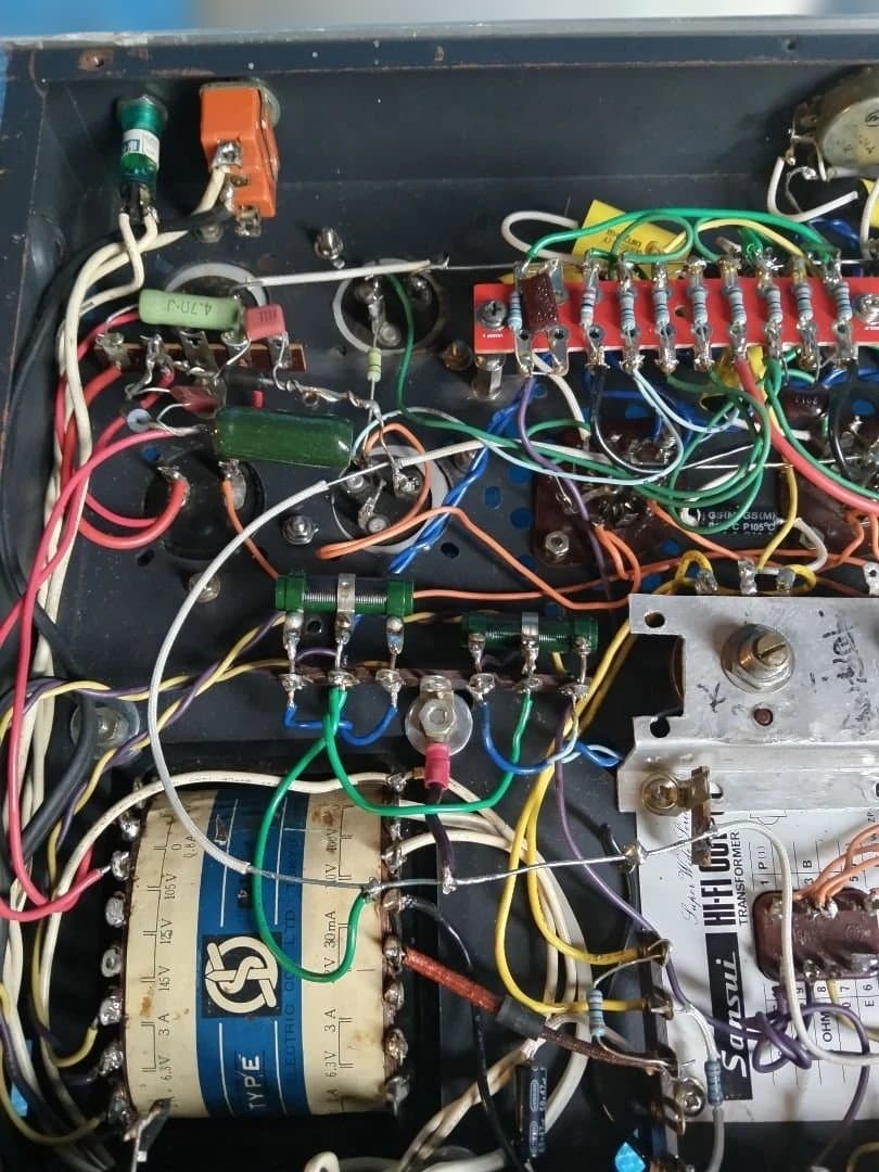 真空管アンプ 本体 6 B Q5 メインアンプ 動作品の出品です。