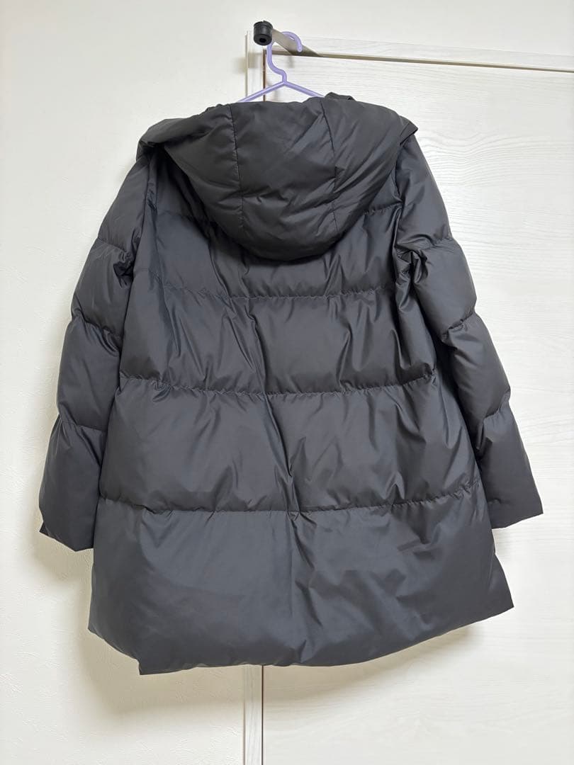 NOLLEY´S（36)撥水ダウンショール風フードコート ブラック