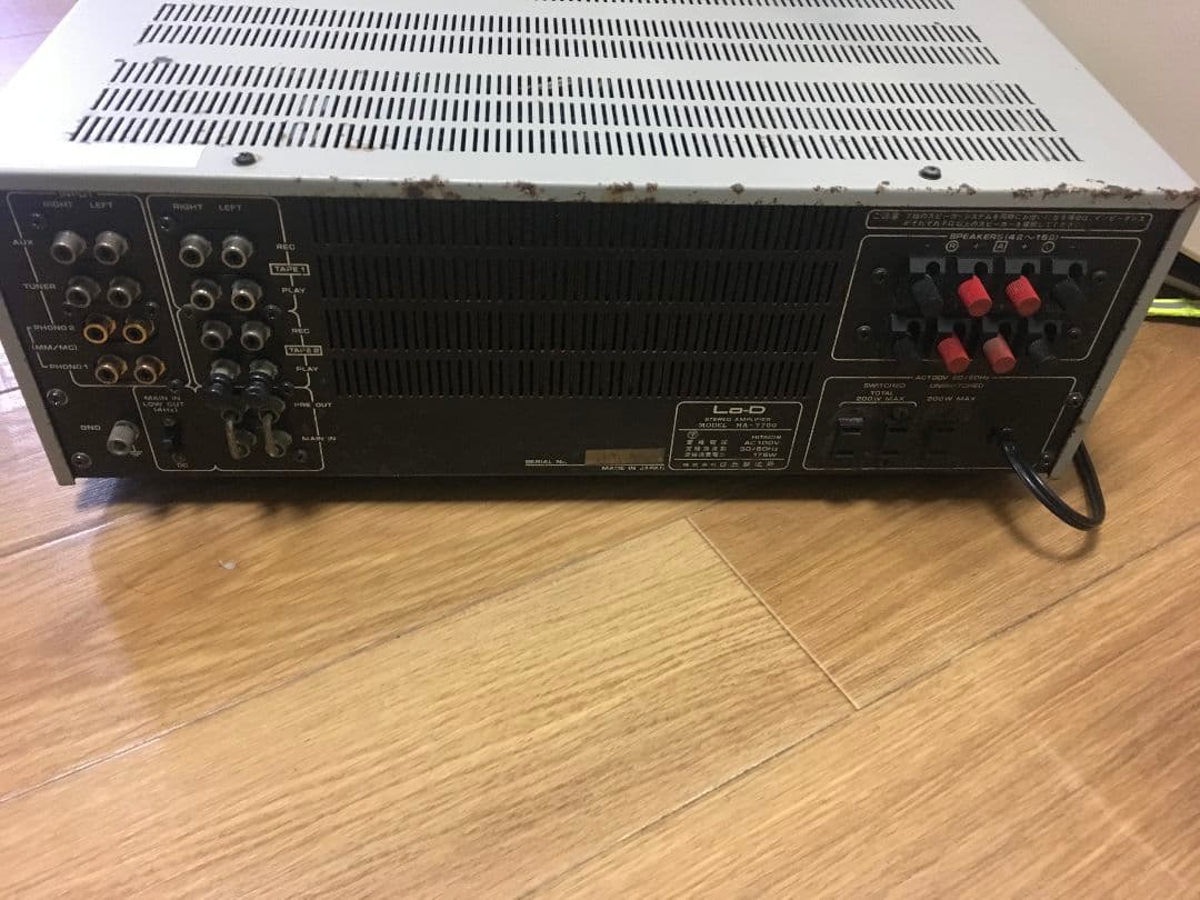 Lo-D 日立 HA-7700 プリメインアンプ 専門業者レストア済 完動品