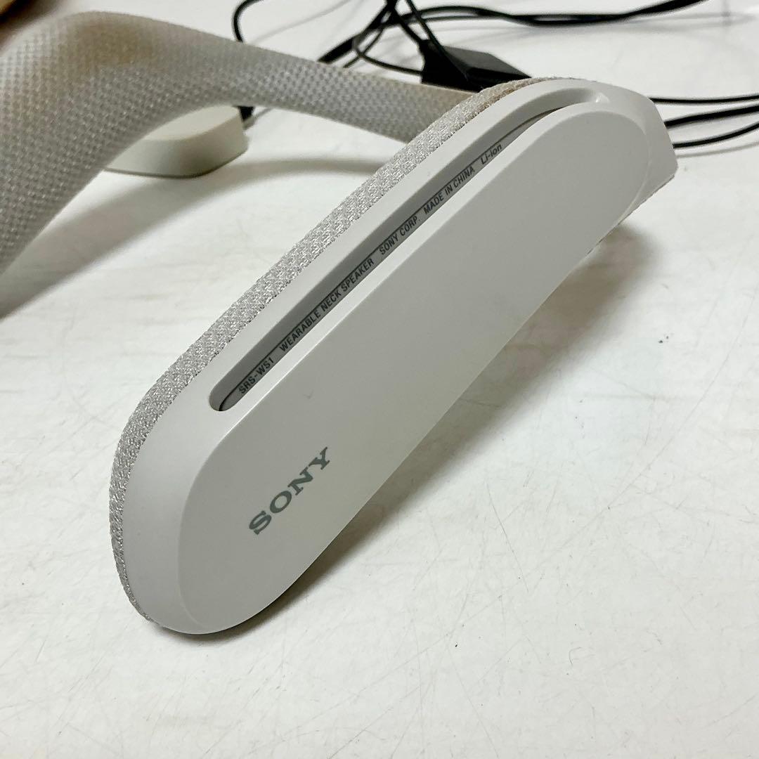 SONY ネックスピーカー ホワイト - メルカリ