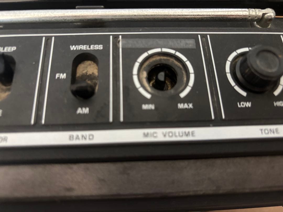 ジャンク品 ナショナル RQ-556 ラジオ カセットプレーヤー 二つセット