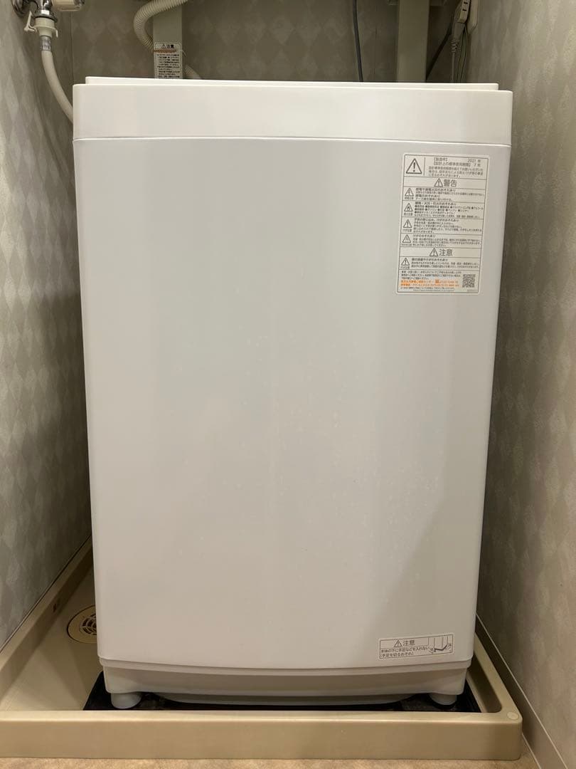 東芝 全自動洗濯機 AW-8D9 2021年製 8.0kg たのメル便送料込み