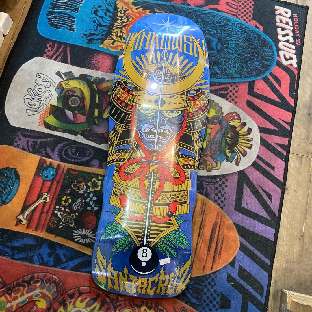 Santa Cruz 武士グラフィック WINKOWSKI サムライプロ 10.35in Winkowski Samurai Deck | Shaped Skateboards | Santa Cruz