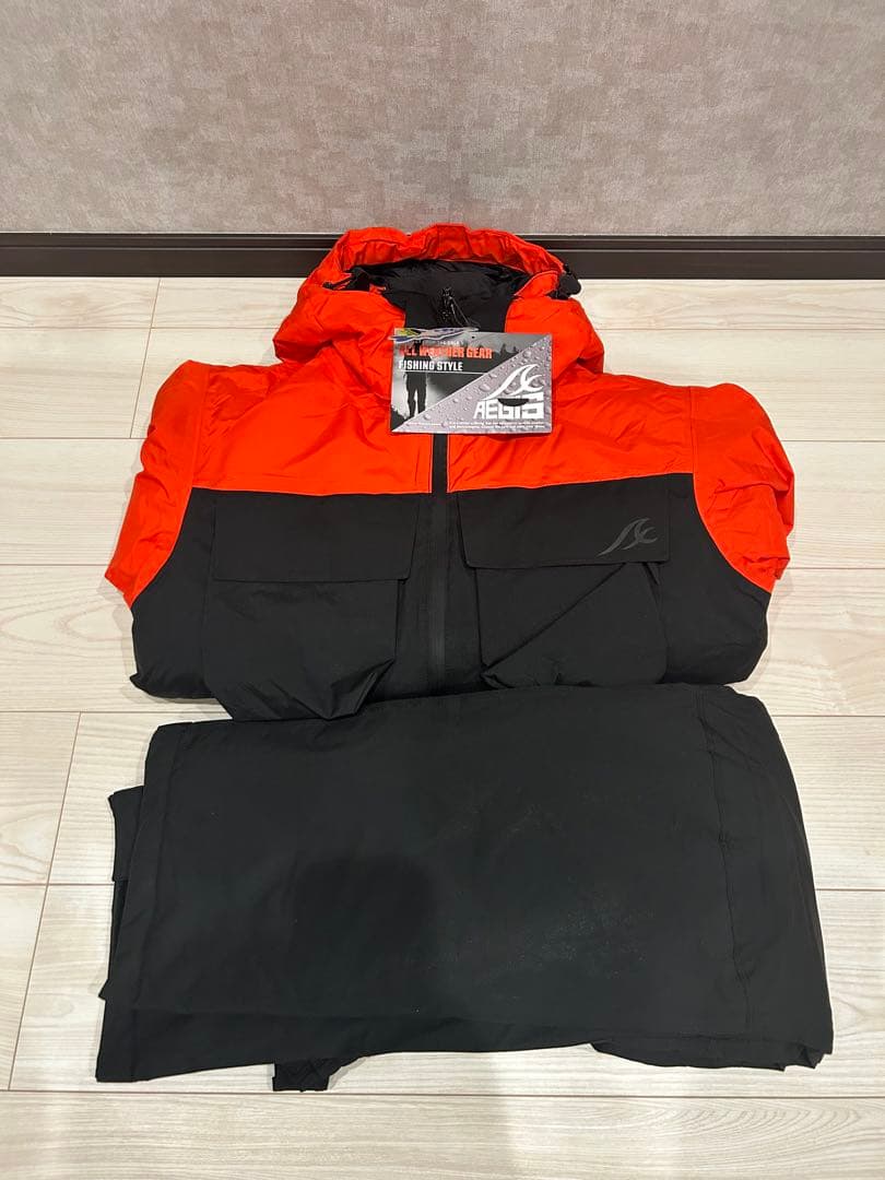 ワークマン イージス防水防寒スーツ L オーシャンオレンジ2025モデル