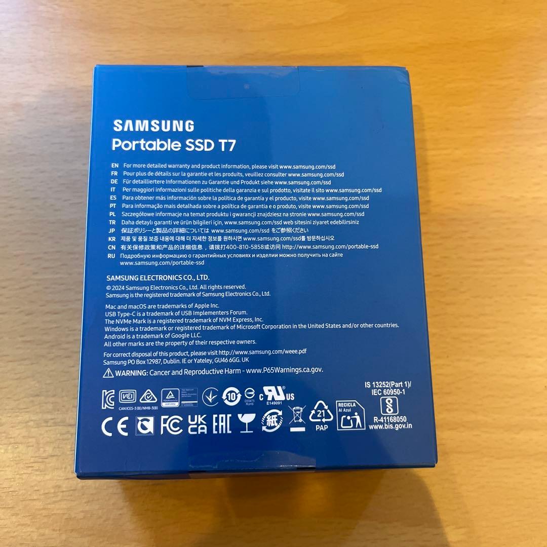 K*n様 SAMSUNG Portable SSD T7 1TB MU-PC1T