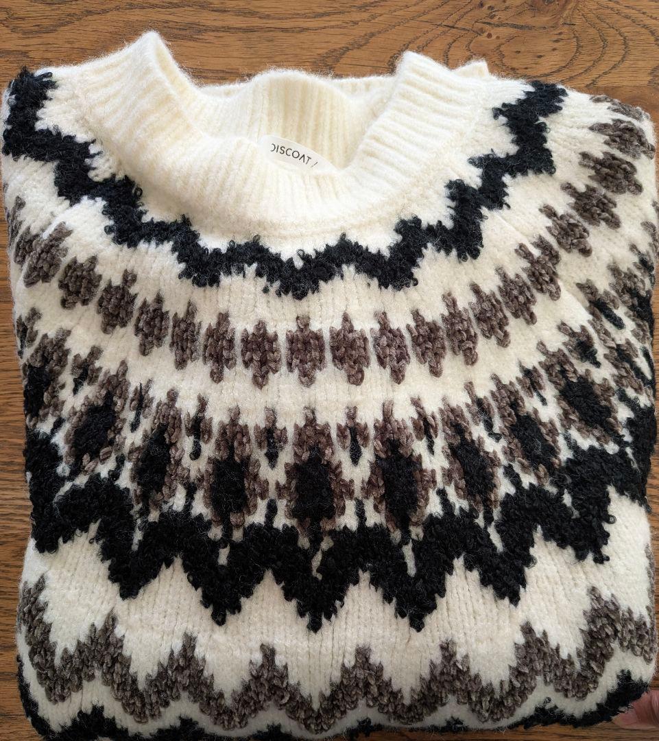 DISCOAT 求心柄オーバーニット【ユニセックス】 - メルカリ