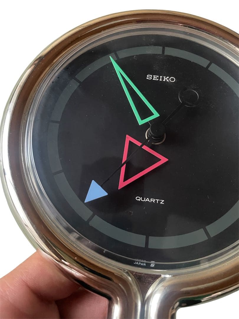 野*菜様 80's SEIKO ポストモダン vintage clock スペーの通販はau PAY