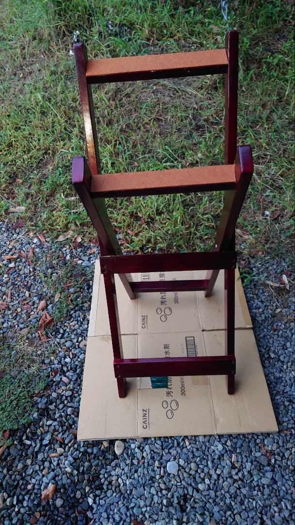 和太鼓用折りたたみスタンド ダークレッドA