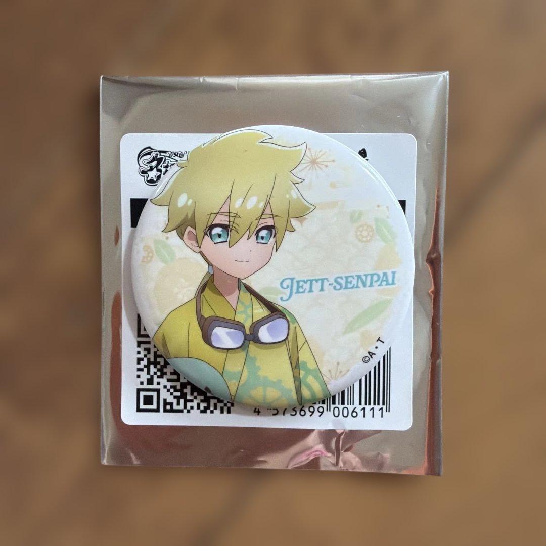 極楽湯 名探偵プリキュア ジェット先輩 4点セット 缶バッジ コースター