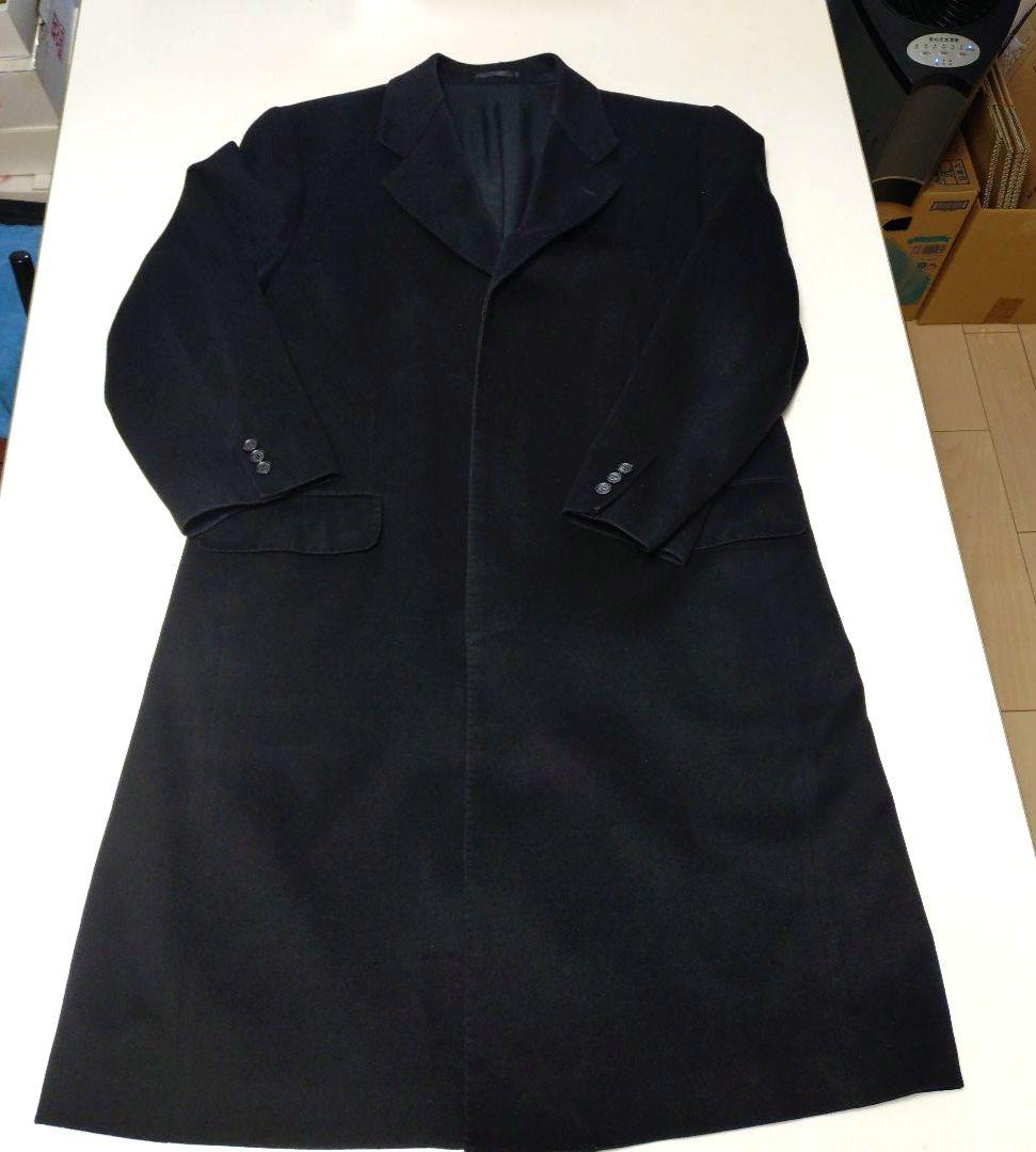 Zegna ゼニア　カシミヤ100％　チェスターロングコート濃紺 楽天市場】Ermenegildo Zegna ゼニアコート カシミヤ100％ ロング