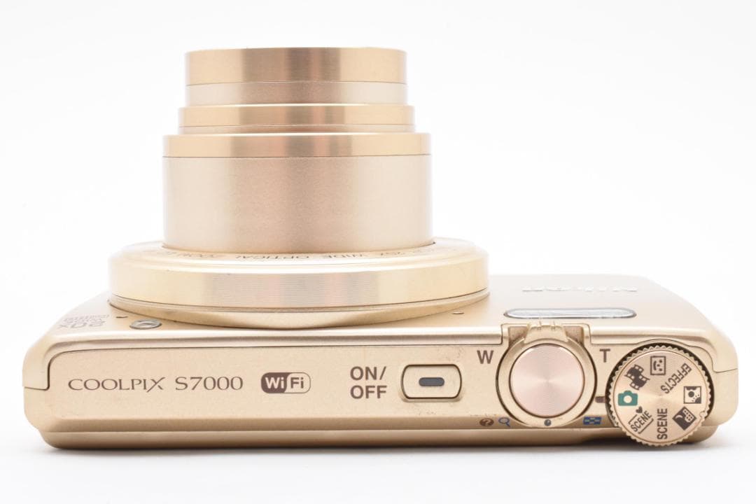【完動品】Nikon ニコン COOLPIX S7000 クールピクス ゴールド