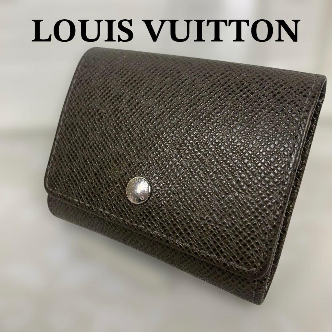 ルイヴィトン タイガ ポルト モネ セルゲイ 小銭入れ LOUIS VUITTON タイガ ポルトモネ セルゲイ コインケース ブラック