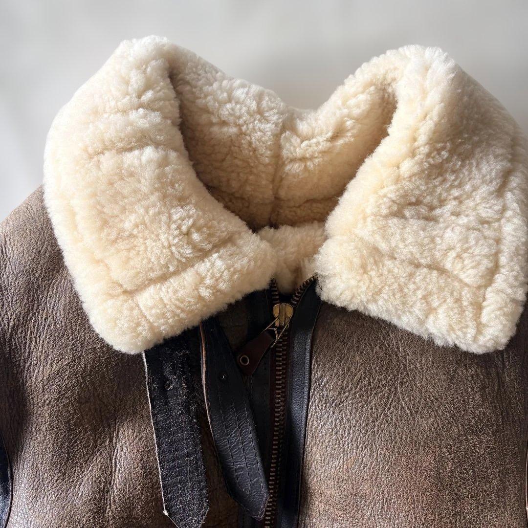 AVREX/B03/38サイズ/AC-17755/ブラウン/ボア/ムートン - メルカリ