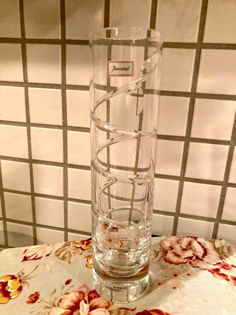 Baccarat スパイラルデザイン 花瓶 Baccarat スパイラルデザイン 花瓶
