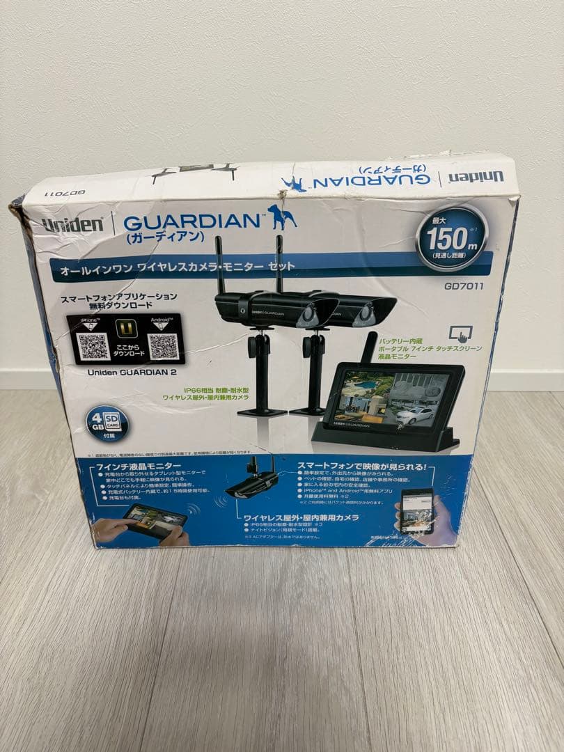 防犯カメラ Uniden GUARDIAN GD7011 防犯カメラ Uniden GUARDIAN GD7011 Amazon.co.jp: Uniden ユニデン
