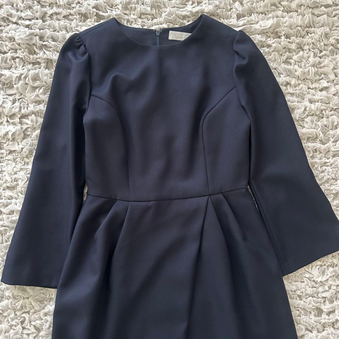 CELFORD セルフォード タックインワンピース ネイビー 濃紺 Sサイズ