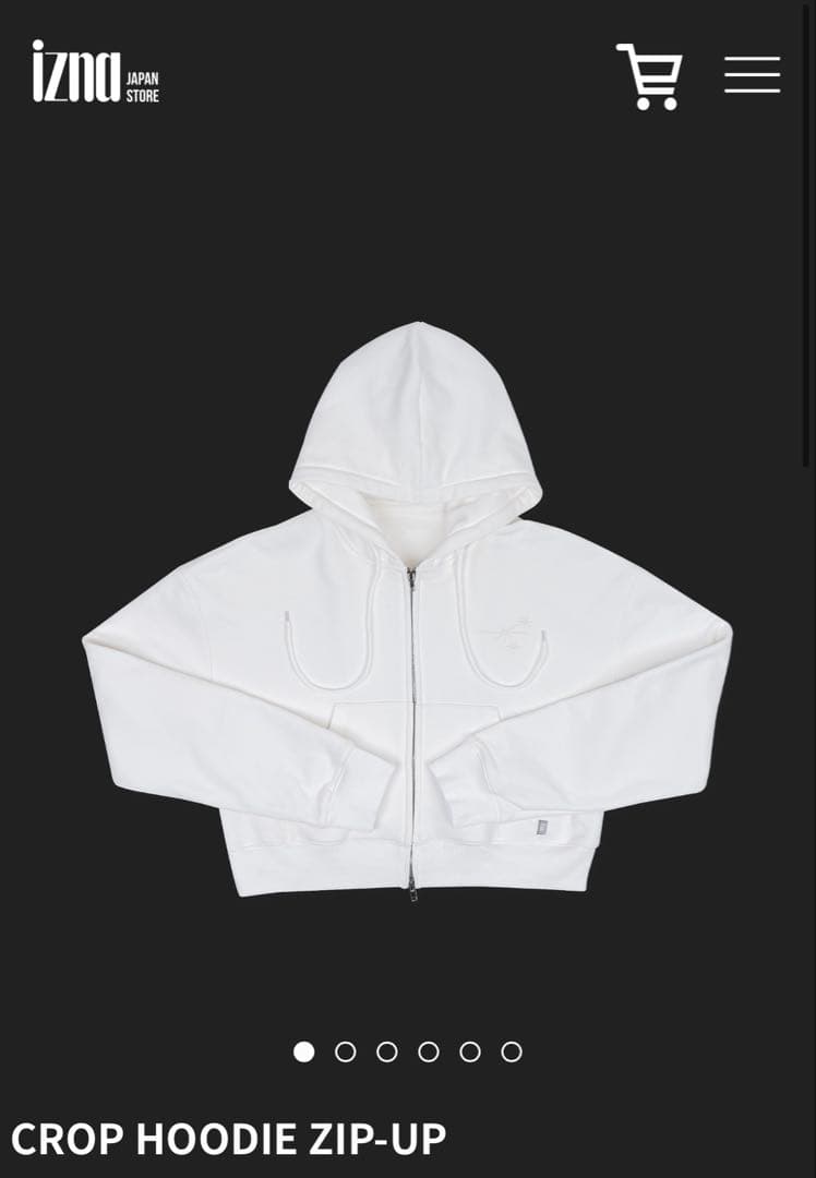 izna ファンコン パーカー HOODIE ZIP-UP - メルカリ