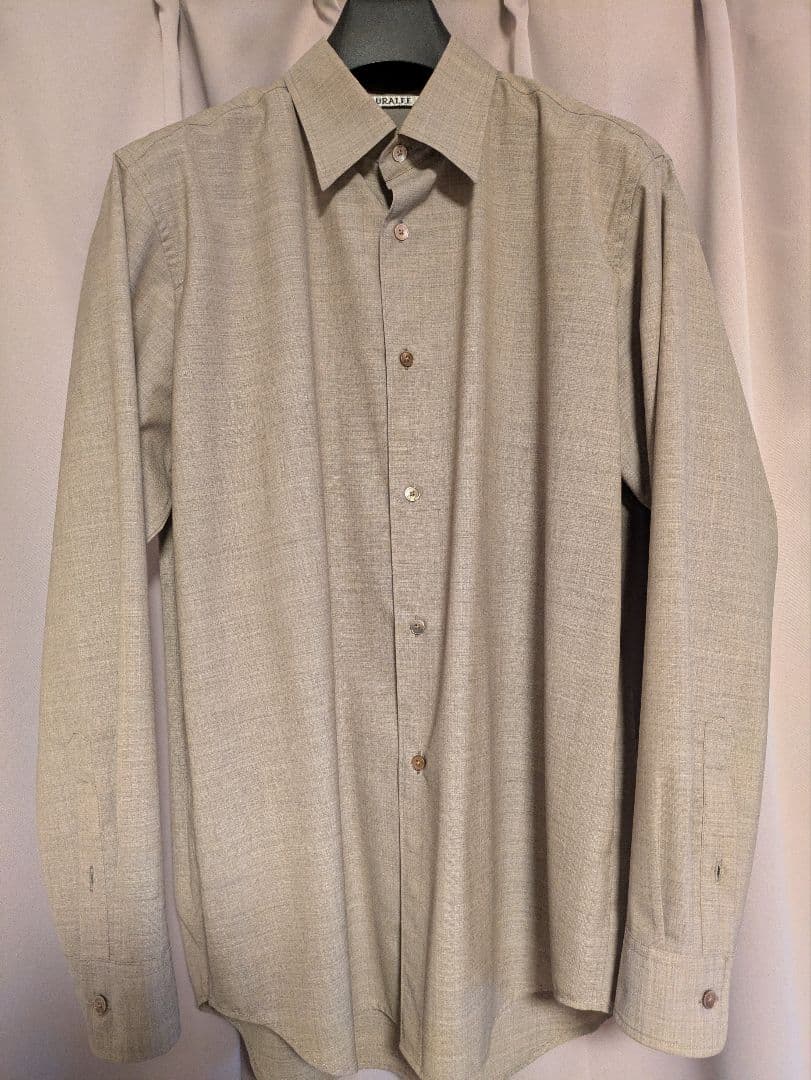 トップス AURALEE SUPER FINE TROPICAL WOOL SHIRT AURALEE「SUPER FINE TROPICAL WOOL SHIRT / DARK NAVY」 – SISTER